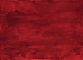 Watercolor red background painting. Watercolour old  deep maroon color backdrop. Royalty Free Stock Photo