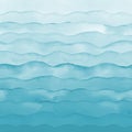 Watercolor sea ocean wave teal turquoise colored background Royalty Free Stock Photo