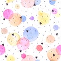 Watercolor seamless background