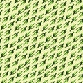 Watercolor seamless cactus pattern on green background Royalty Free Stock Photo