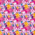 Watercolor seamless Colourful Pattern. And Colourful Background