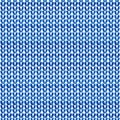 Watercolor seamless knitted blue pattern