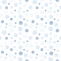 Watercolor seamless pattern with bubbles.