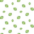 Watercolor seamless pattern with gooseberry fruits. Texture background. Minimal illustration.