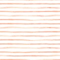 Watercolor seamless pink stripe pattern