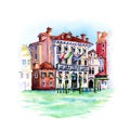 Grand Canal Palazzo Venice Royalty Free Stock Photo