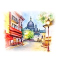 Montmartre in Paris, France