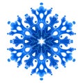 Watercolor Snowflake Illustration