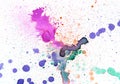 Watercolor splash background