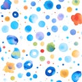 Abstract Watercolor Splash by generative ai Royalty Free Stock Photo