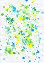 Watercolor splats Royalty Free Stock Photo