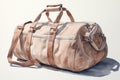 Watercolor sport bag fitness. Generate Ai