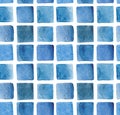 Watercolor square pattern