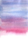 Watercolor blue-pink stain, background, blob, texture