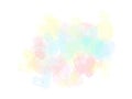 Watercolor stain, semi-transparent colored background. multicolored