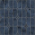 Watercolor stained glass window. Seamless abstract pattern Royalty Free Stock Photo