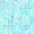 Watercolor stained glass window. Seamless abstract pattern Royalty Free Stock Photo