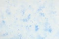 Watercolor stains, strokes of blue shades. Abstract watercolor background. Delicate shades of tender winter, snow