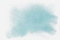 Watercolor stains, strokes of blue shades. Abstract watercolor background. Delicate shades of tender winter, snow Royalty Free Stock Photo