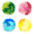 Watercolor stains Royalty Free Stock Photo