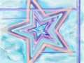 Watercolor Star