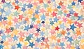 Watercolor stars background. Hand painted watercolor stars seamless pattern Royalty Free Stock Photo