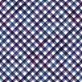 Watercolor stripe diagonal plaid seamless pattern. Blue pink stripes on white background Royalty Free Stock Photo