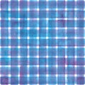 Watercolor stripe plaid seamless pattern. Colorful stripes background