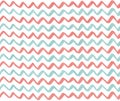 Watercolor stripes background, chevron.