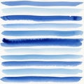 Watercolor stripes on a white background create a simple, abstract Royalty Free Stock Photo