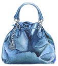Watercolor style handbag