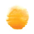 Watercolor sun, vector illustration Royalty Free Stock Photo