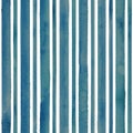 Watercolor teal blue stripes on white background. Black and white striped seamless pattern