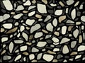 Watercolor terrazzo background black