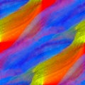 Watercolor texture painting blue red yellow Royalty Free Stock Photo
