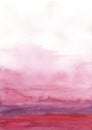 Watercolor texture. Red, purple, white colors. High resolution background. There is blank place for your text, textures design art Royalty Free Stock Photo