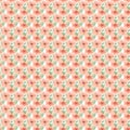 Watercolor tiny peachy flowers. Seamless flourish pattern for banners, business cards, brochures, invitations, packaging paper