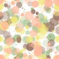 Paint stains seamless splatter, spray blots, spots Royalty Free Stock Photo