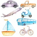 Watercolor transport for travel