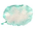 Watercolor turquoise, green and blue background