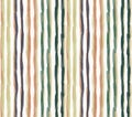 Watercolor vector stripe background. Vertical masculine shirt line seamless pattern. Hand painted wonky striped streak Royalty Free Stock Photo