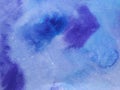 Watercolor violet-blue background