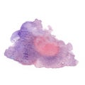 Watercolor violet splash, purple splash, watercolor, violent splashes