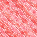 Watercolor wavy lines