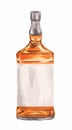 Watercolor whiskey bottle.