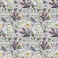 Watercolor White Peonies Pattern