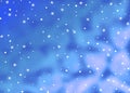 Watercolor Winter snowy Blurred colors Background. Colorful multicolored blots and drops Royalty Free Stock Photo