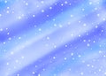 Watercolor Winter Snowy Blurred Background. Gradient colors Royalty Free Stock Photo