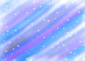 Watercolor Winter Snowy Blurred Background. Gradient colors. diagonal lines Royalty Free Stock Photo