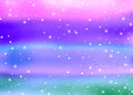 Winter Snowy Watercolor Blurred colors Background. Polar light